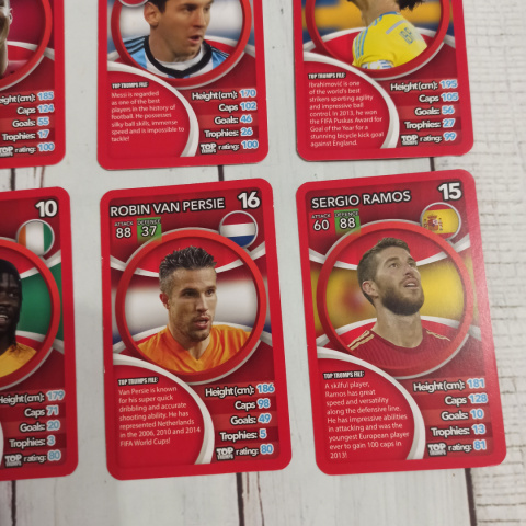 TOP TRUMPS World Football Stars