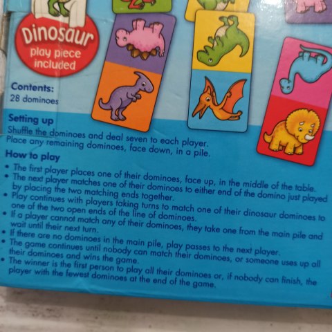 Dino dominoes Dino dominoes