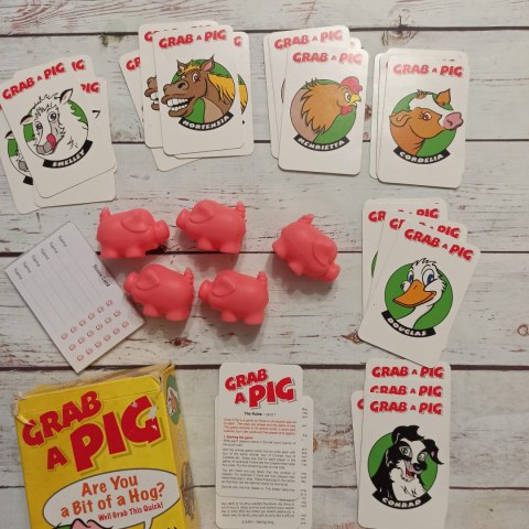 Gra Grab a Pig ze zwierzętami z farmy Gra Grab a Pig ze zwierzętami z farmy