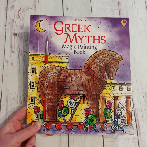 Greek Myths Magic Painting Book