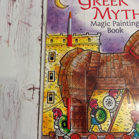 Greek Myths Magic Painting Book