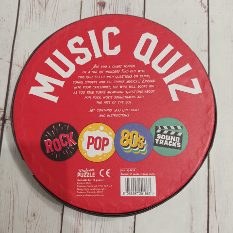 Music Quiz 2019 edition