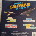 Super Sharks of the Sea książka z faktami + naklejki