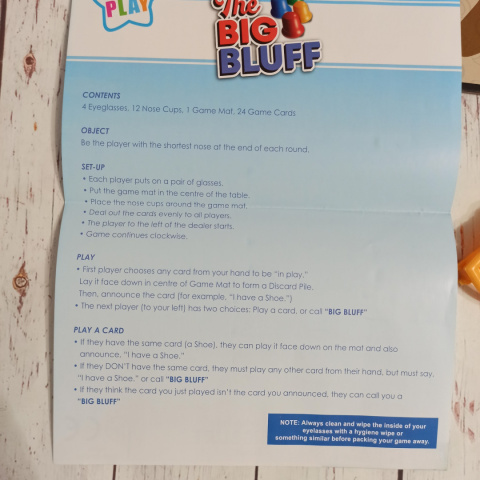 THE BIG BLUFF game THE BIG BLUFF game