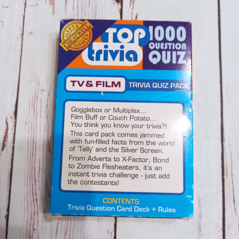 TOP TRIVIA 1000 TV & FILM